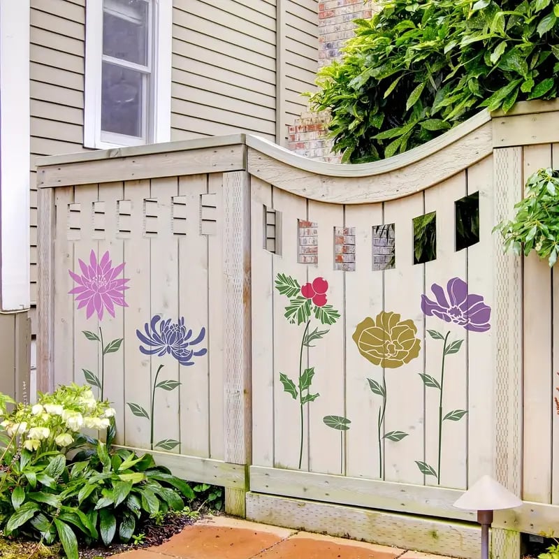 🏡Blooming Flowers Stencil Kit🌻DIY Decoration