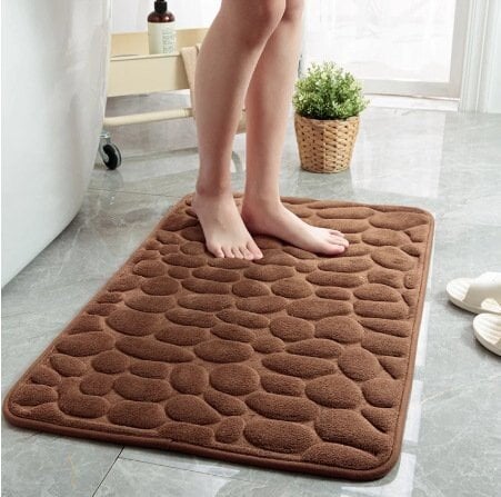 🔥 Cobblestone Embossed Bathroom Bath Mat🛀