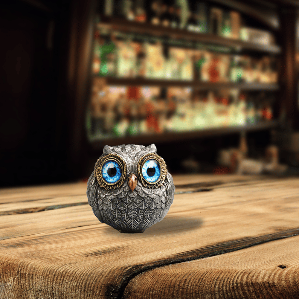 🦉Alloy Lucky Owl Guardian-The Wise Watcher of the Felt