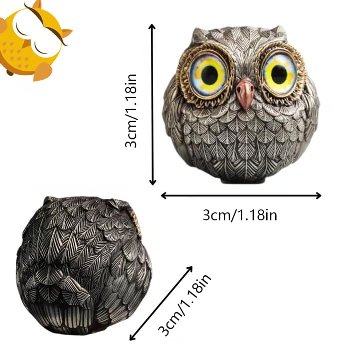 🦉Alloy Lucky Owl Guardian-The Wise Watcher of the Felt