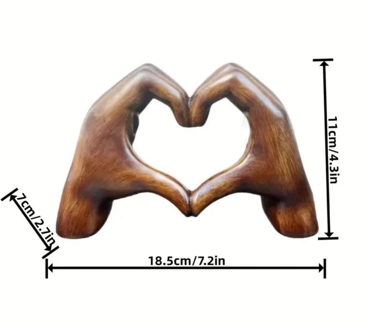 💕 Handmade Heart Statue