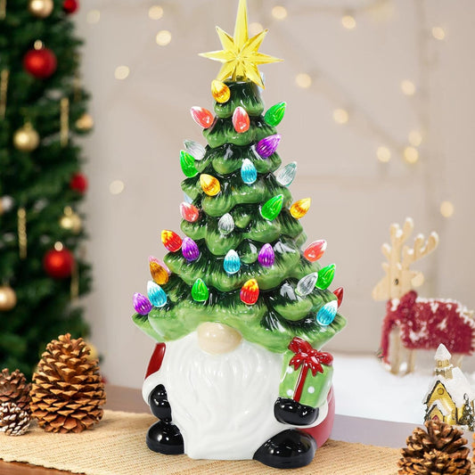 DIY Christmas Tree, Lighted Christmas Gnome