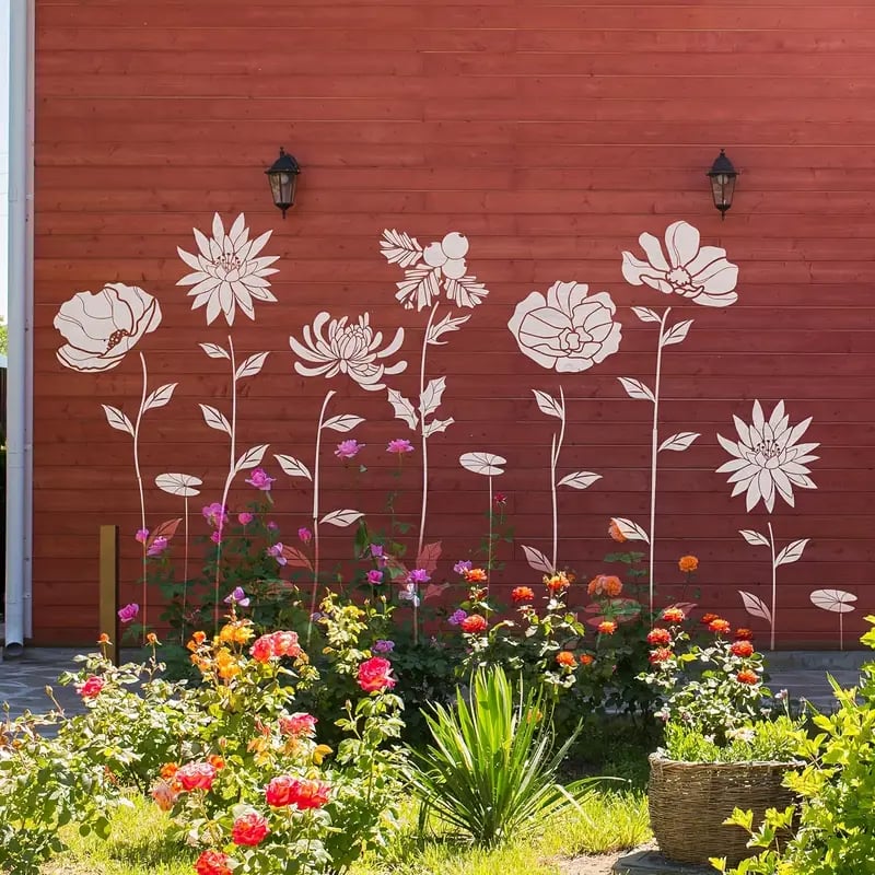 🏡Blooming Flowers Stencil Kit🌻DIY Decoration