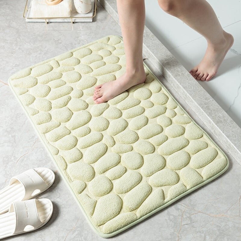 🔥 Cobblestone Embossed Bathroom Bath Mat🛀