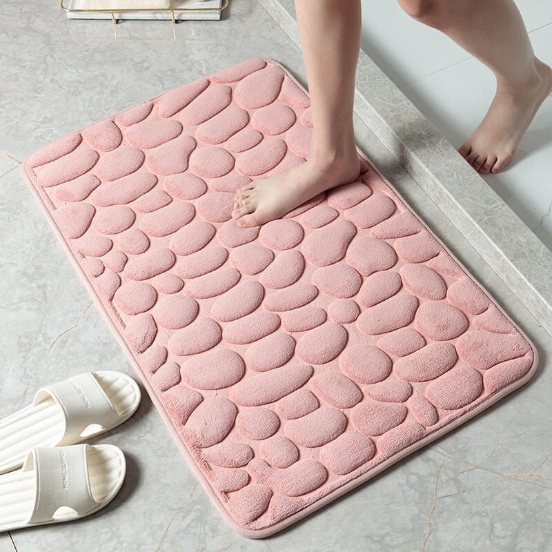 🔥 Cobblestone Embossed Bathroom Bath Mat🛀