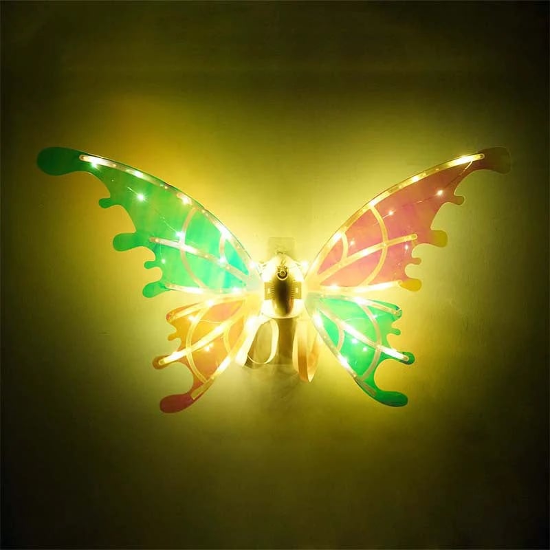 Electric Butterfly Wings With Music Lights