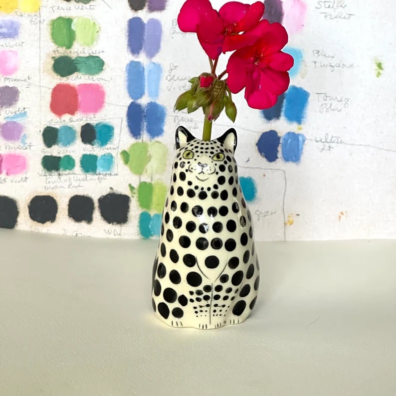 🎉Hand-Painted Cat Vase Collection