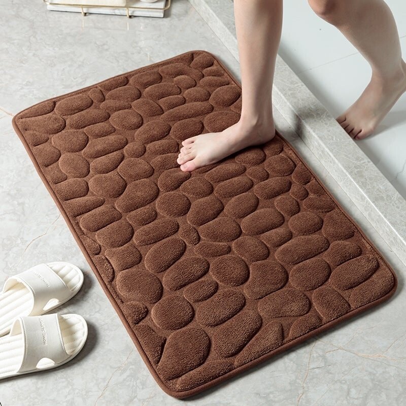 🔥 Cobblestone Embossed Bathroom Bath Mat🛀