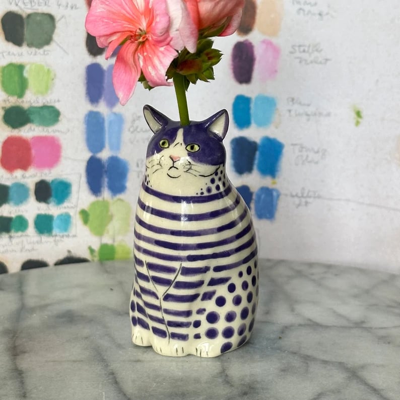 🎉Hand-Painted Cat Vase Collection